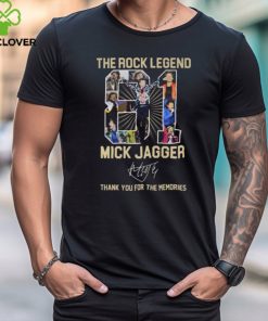 The Rock Legend Mick Jagger Thank You For The Memories T Shirt