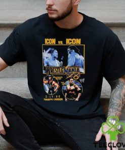 The Rock Vs. Hollywood Hogan Wrestlemania X8 Graphic T shirt