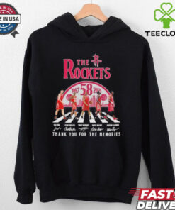 The Rockets Basketball Abbey Road 58 Years 1967 2025 Signatures Shirt
