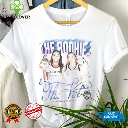 The Rookie and the Vet Paige Bueckers and Sarah Strong UConn Huskies shirt