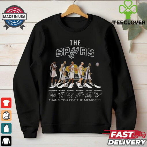 The San Antonio Spurs Thank You For The Memories T Shirt