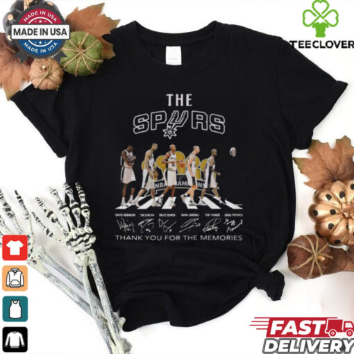 The San Antonio Spurs Thank You For The Memories T Shirt