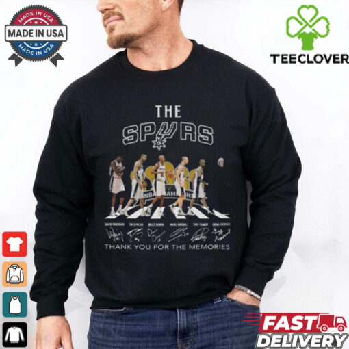 The San Antonio Spurs Thank You For The Memories T Shirt