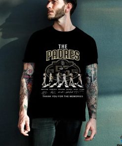 The San Diego Padres Baseball Team Thank You For The Memories T Shirt
