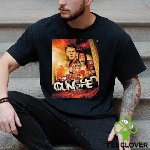 The San Francisco 49ers Are The 1st Team To Clinch A Spot In The NFL Playoffs 2023 Unisex T Shirt