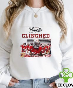 The San Francisco 49ers Clinched The 2023 NFL Playoffs Unisex T Shirt