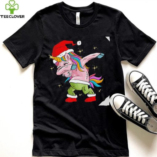 The Santa horse unicorn dabbing Christmas hoodie, sweater, longsleeve, shirt v-neck, t-shirt