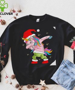 The Santa horse unicorn dabbing Christmas hoodie, sweater, longsleeve, shirt v-neck, t-shirt