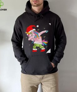 The Santa horse unicorn dabbing Christmas hoodie, sweater, longsleeve, shirt v-neck, t-shirt