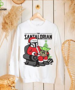 The Santalorian And Baby Yoda Christmas Shirt