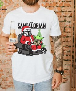 The Santalorian And Baby Yoda Christmas Shirt
