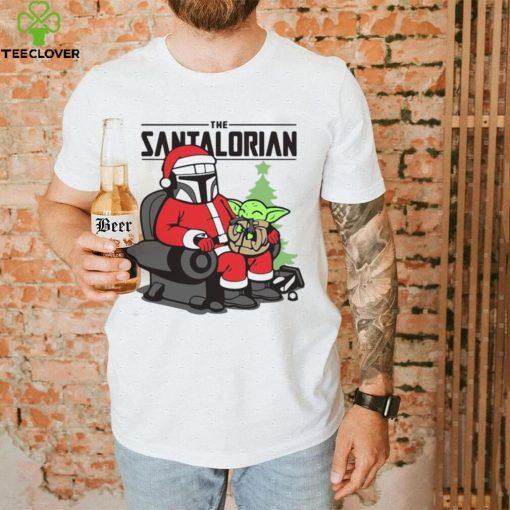 The Santalorian And Baby Yoda Christmas Shirt