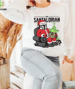 The Santalorian And Baby Yoda Christmas Shirt