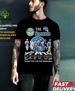 The Seattle Seahawks Abbey Road Thank You For The Memories Signatures Shirt