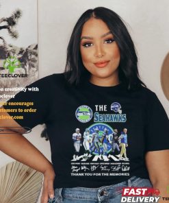 The Seattle Seahawks Abbey Road Thank You For The Memories Signatures Shirt 1 The Seattle Seahawks Abbey Road Thank You For The Memories Signatures Shirt