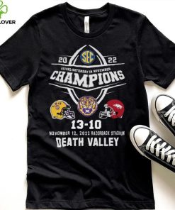 The Second Saturday In November Champions 2022 LSU Tigers 13 10 Arkansas Razorbacks Shirt