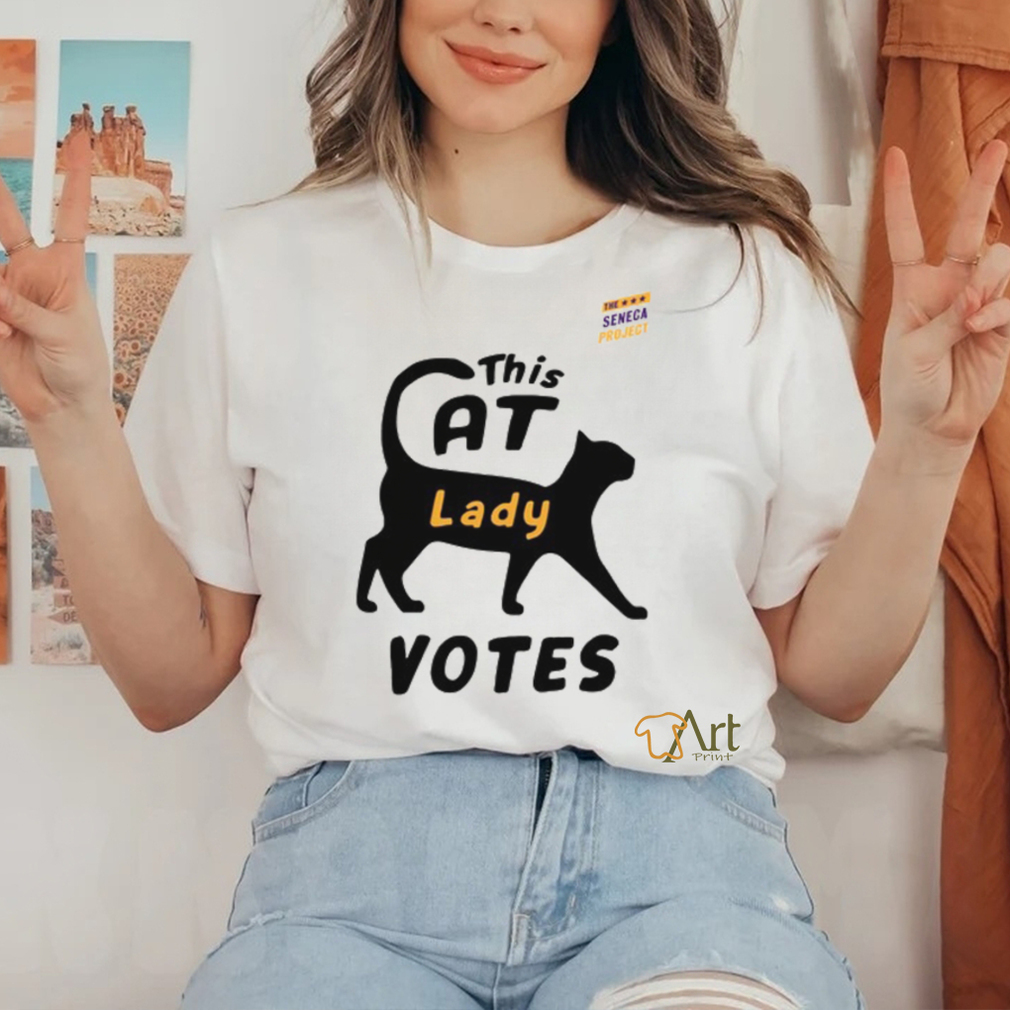 The Seneca Project This Cat Lady Votes Tee shirt The Seneca Project This Cat Lady Votes Tee shirt