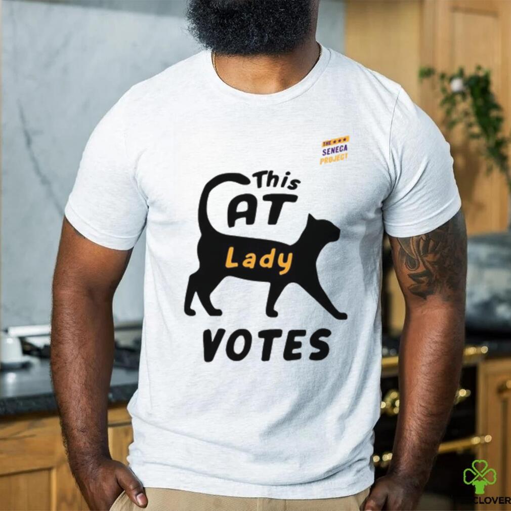 The Seneca Project This Cat Lady Votes Tee shirt The Seneca Project This Cat Lady Votes Tee shirt