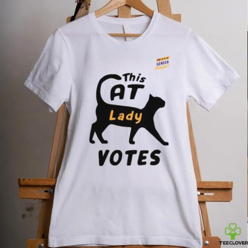 The Seneca Project This Cat Lady Votes Tee shirt