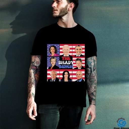 The Shady Bunch Funny American Flag 4th Of July Shirt