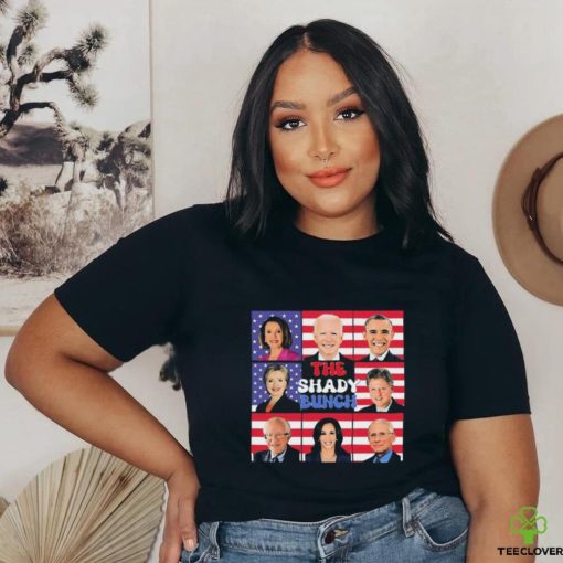 The Shady Bunch Funny American Flag 4th Of July Shirt