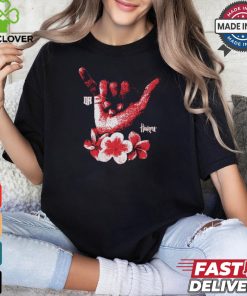 The Shaka Dylan Raiola Nebraska Cornhuskers Hand Graphic t shirt