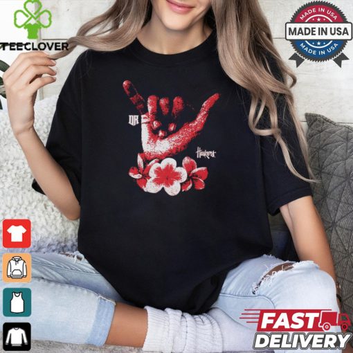 The Shaka Dylan Raiola Nebraska Cornhuskers Hand Graphic t shirt