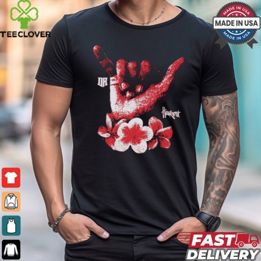 The Shaka Dylan Raiola Nebraska Cornhuskers Hand Graphic t shirt