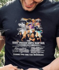 The Sharp Dressed Simple Man Tour 2023 thank you for the memories shirt 1 The Sharp Dressed Simple Man Tour 2023 thank you for the memories shirt
