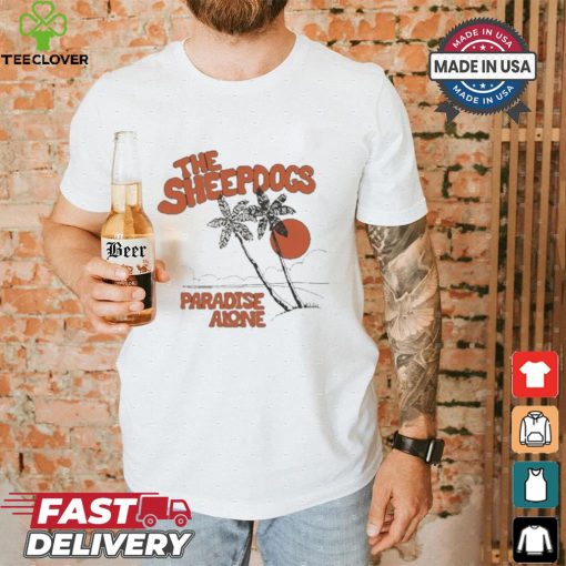 The Sheepdogs Paradise Alone Yellow Sunset Art Prints T shirt