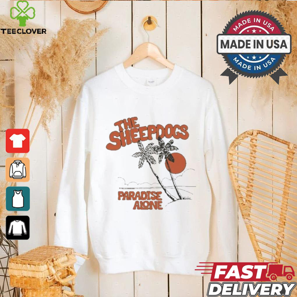 The Sheepdogs Paradise Alone Yellow Sunset Art Prints T shirt The Sheepdogs Paradise Alone Yellow Sunset Art Prints T shirt