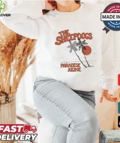 The Sheepdogs Paradise Alone Yellow Sunset Art Prints T shirt