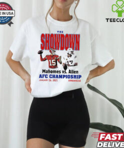 The Showdown Mahomes Vs. Allen Afc Championship January 26, 2025 Arrowhead shirt