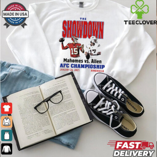 The Showdown Mahomes Vs. Allen Afc Championship January 26, 2025 Arrowhead shirt