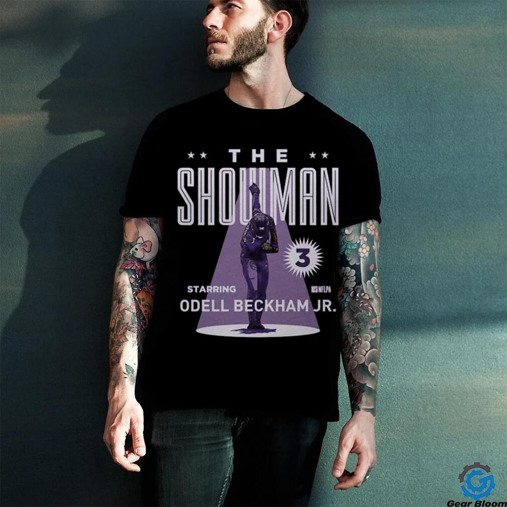 The Showman Odell Beckham Jr. Baltimore Ravens Shirt The Showman Odell Beckham Jr. Baltimore Ravens Shirt