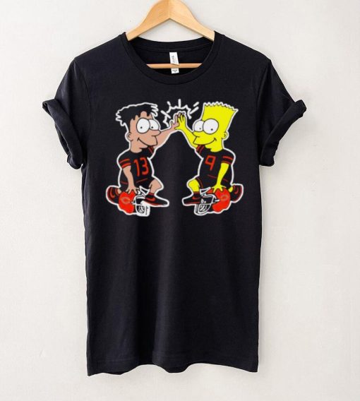 The Simpson Chicago Bears helmet shirt