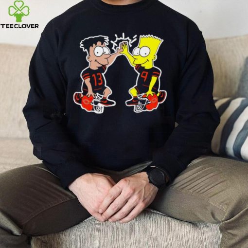 The Simpson Chicago Bears helmet shirt