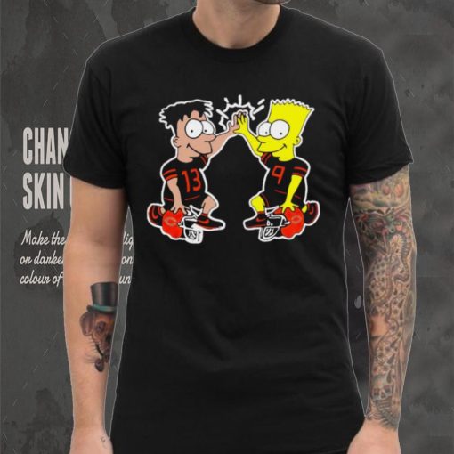 The Simpson Chicago Bears helmet shirt