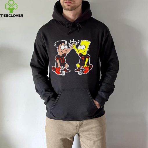 The Simpson Chicago Bears helmet shirt