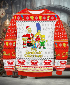 The Simpson Family Ugly Christmas Sweater