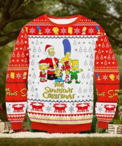 The Simpson Family Ugly Christmas Sweater
