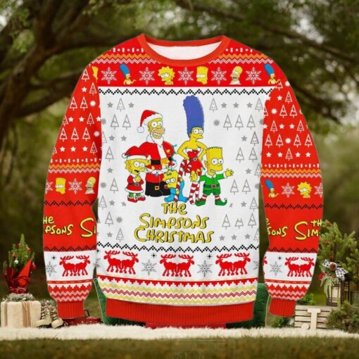 The Simpson Family Ugly Christmas Sweater