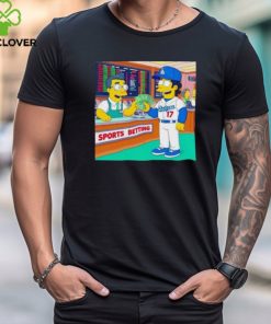 The Simpson Shohei Ohtani LA Dodgers seen at horseshoe putting it all on the Astros hoodie, sweater, longsleeve, shirt v-neck, t-shirt