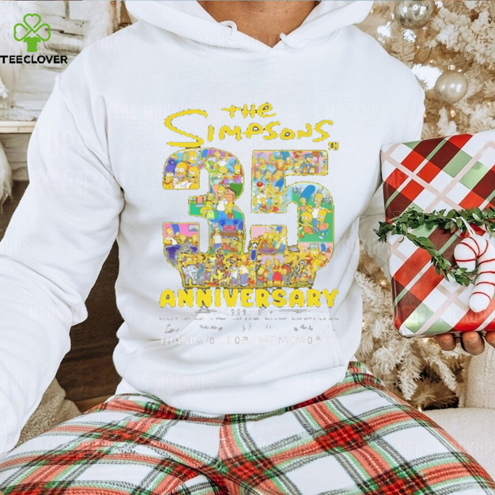 The Simpsons 35th Anniversary 1989 – 2024 Thank You For The Memories T Shirt The Simpsons 35th Anniversary 1989 – 2024 Thank You For The Memories T Shirt