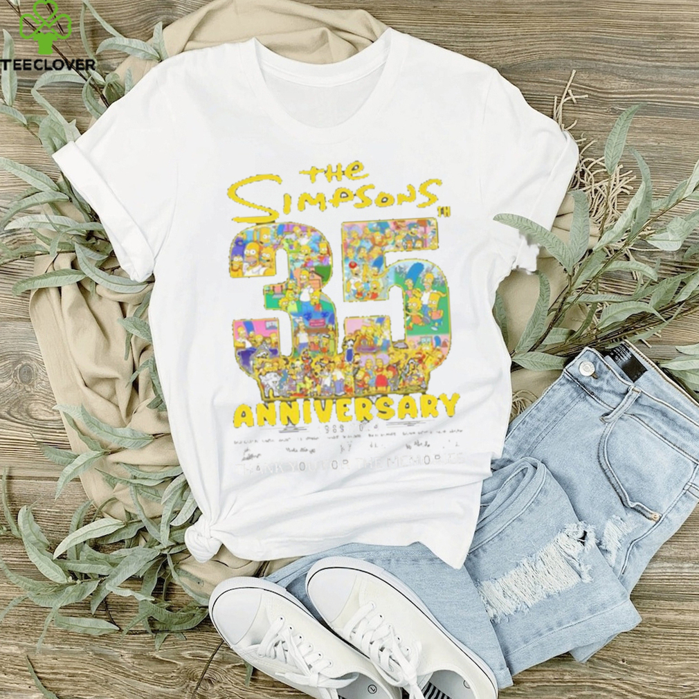 The Simpsons 35th Anniversary 1989 – 2024 Thank You For The Memories T Shirt The Simpsons 35th Anniversary 1989 – 2024 Thank You For The Memories T Shirt