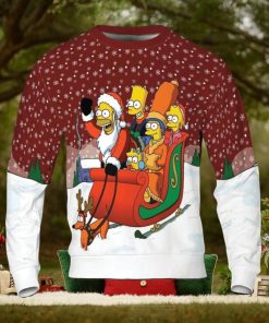 The Simpsons Christmas 3D Sweater