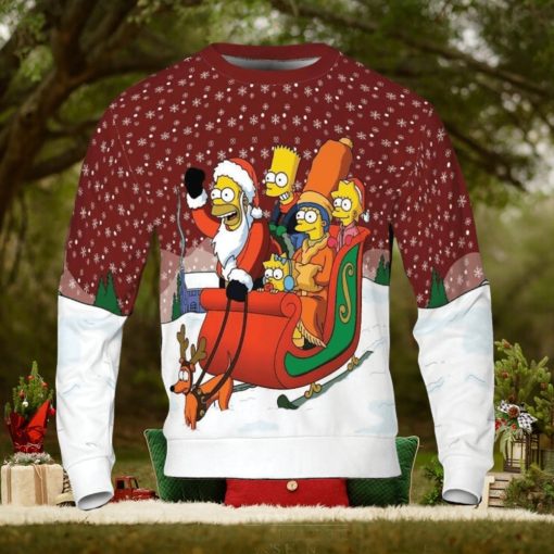 The Simpsons Christmas 3D Sweater