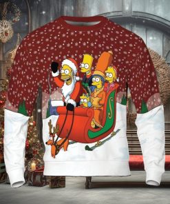 The Simpsons Christmas 3D Sweater