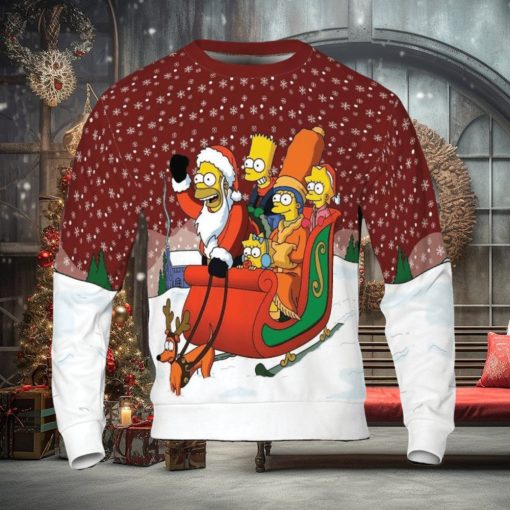 The Simpsons Christmas 3D Sweater