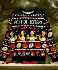 The Simpsons Christmas Decorate Knitted 3D Sweater For Thanksgiving